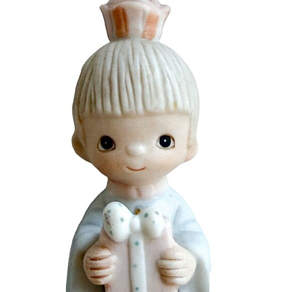 Precious Moments Vintage 1980 "Wee Three Kings" Porcelain Ornament Enesco - Picture 4 of 7